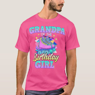 T-shirt Grand-Père De L'Anniversaire Rolling Roller Roller