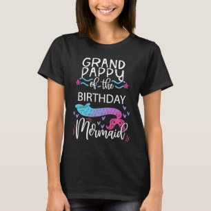 T-shirt Grand-Père De L'Anniversaire Sirène Famille Annive