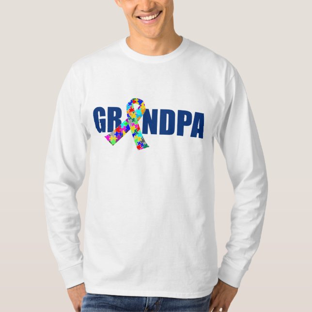 T-shirt Grand-père de l'autisme (Devant)