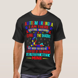 T-shirt Grand-père de l'autisme en attendant la prise de