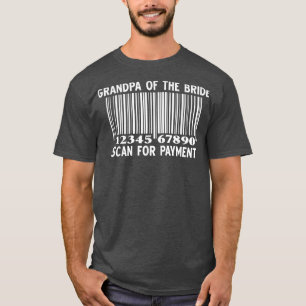 T-shirt Grand-Père De L'Épouse Analyser Pour Le Mariage De