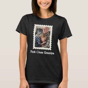 T-shirt Grand-père de première classe Meilleur grand-père