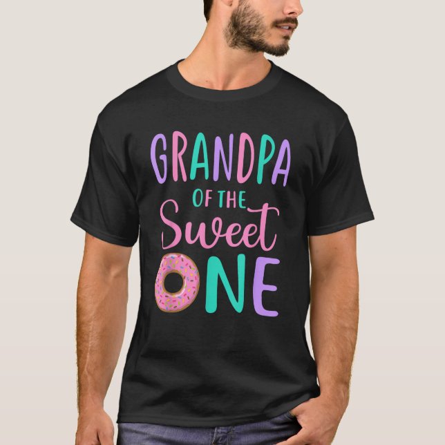 T-shirt Grand-père de Sweet One Opa 1er anniversaire fille (Devant)