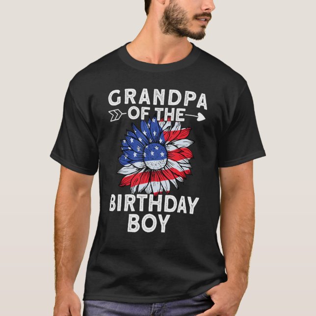 T-shirt Grand-père de The Birthday Boy Family Love Celebra (Devant)