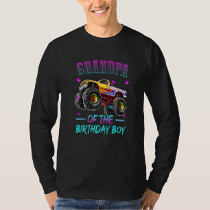 T-shirt Grand-père de The Birthday Boy Monster Truck Birth
