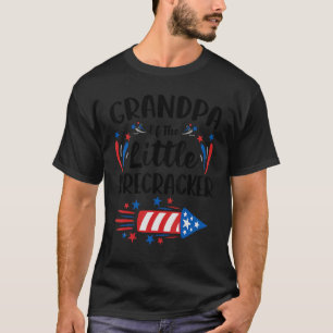 T-shirt Grand-père de The Little Firecracker 4th of July B