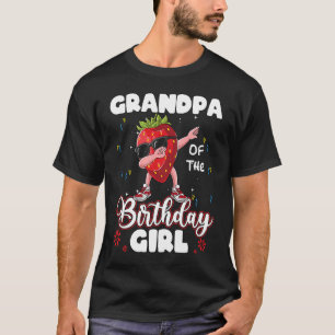 T-shirt Grand-père des amoureux des fruits de la fille de 