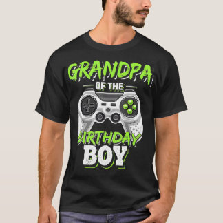 T-shirt Grand-père des hommes de l'anniversaire garçon jum