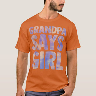 T-shirt grand-père dit que fille sexe révéler grossesse