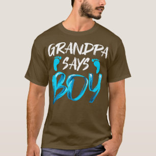 T-shirt Grand-Père Dit Que Garçon Futur Grand-Père