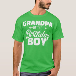 T-shirt Grand-père du garçon d'anniversaire