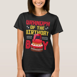 T-shirt Grand-père du garçon d'anniversaire Gamepad Gamer