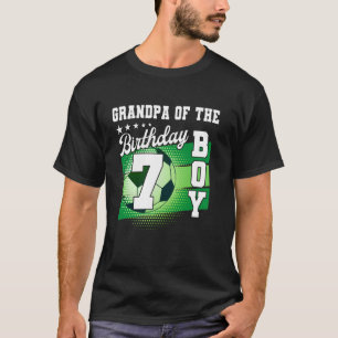 T-shirt Grand-Père Du Garçon D'Anniversaire Son 7E Anniver
