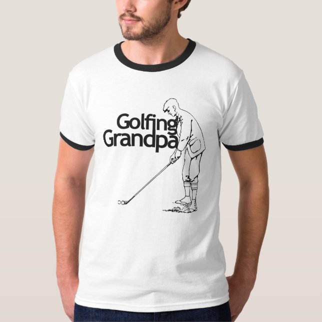 T-shirt Grand-père du golf (Devant)