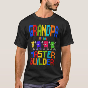 T-shirt Grand-père du Maître Constructeur Anniversaire Gar