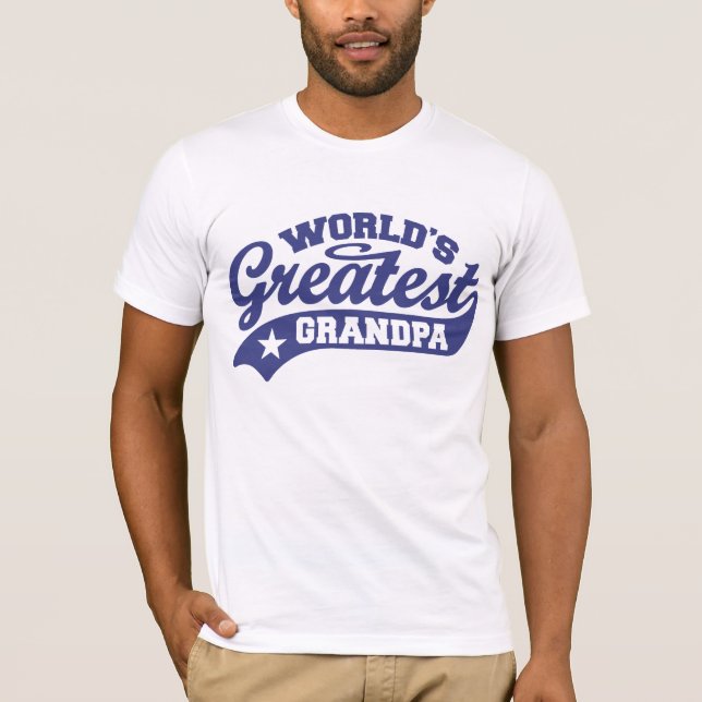 T-shirt Grand-père du monde (Devant)