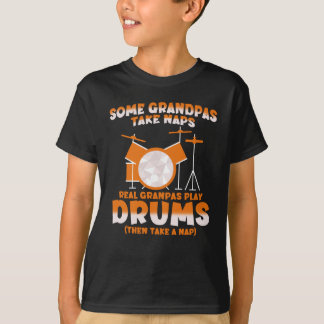 T-shirt Grand-père est le meilleur batteur avec des bâtons