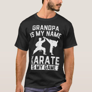 T-shirt Grand-Père Est Mon Nom Karate Est Mon Jeu - Karate