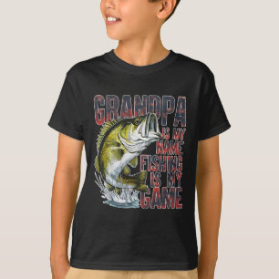 T-shirt Grand-Père Est Mon Nom Pêche Est Mon Jeu Amusant P