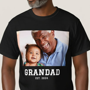 T-shirt Grand-père établi Photo audacieuse