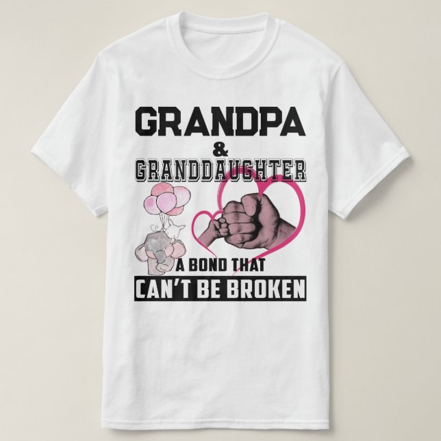 T-shirt Grand-père Grandgirl, une obligation qui ne peut p (Design devant)