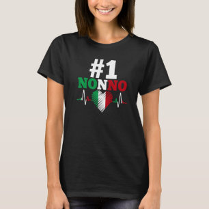 T-shirt Grand-père italien patriotique numéro un