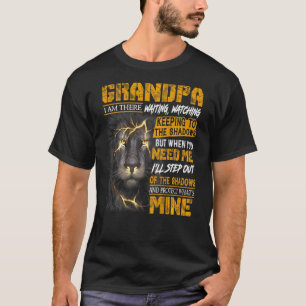 T-shirt Grand-Père Je Suis Là En Attendant De Garder Au