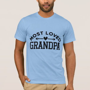 T-shirt Grand-père le plus aimé du cool