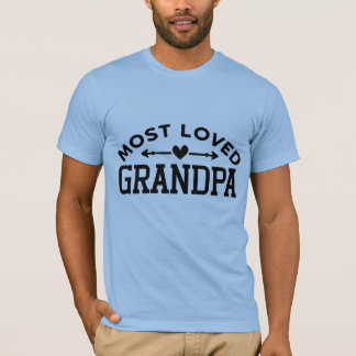 T-shirt Grand-père le plus aimé du cool