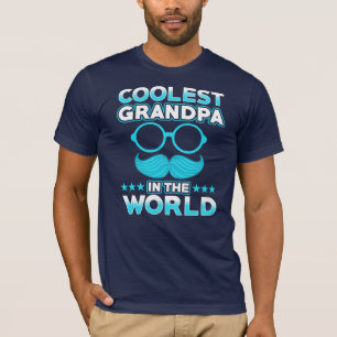 T-shirt Grand-Père Le Plus Coolle Au Monde Grand-Père