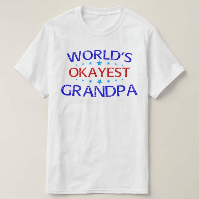 T-shirt grand-père le plus proche du monde (Design devant)