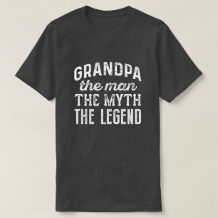 T-shirt Grand-Père L'Homme Le Mythe La Légende