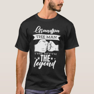 T-shirt Grand-père l'homme le mythe la légende