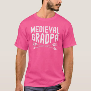 T-shirt Grand-père médiéval Bowman Arrow Bow Archer Archer