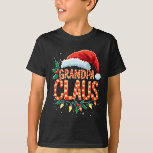 T-shirt Grand-père Noël Fête de Fêtes
