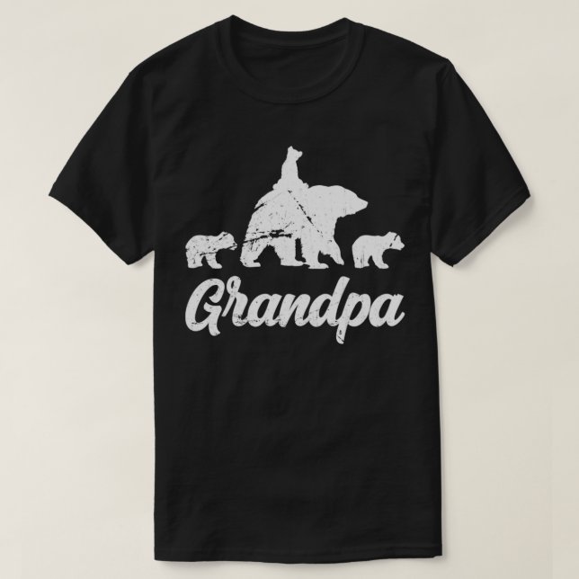 T-shirt Grand-père ours drôle Fête des pères Dada Grand-pè (Design devant)