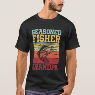 T-shirt Grand-père pêcheur expérimenté Grand-père pêcheur