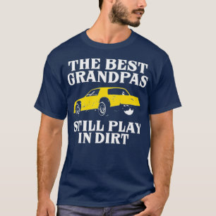 T-shirt Grand-père Pères Grand-père Course Jouer Dirt Fan
