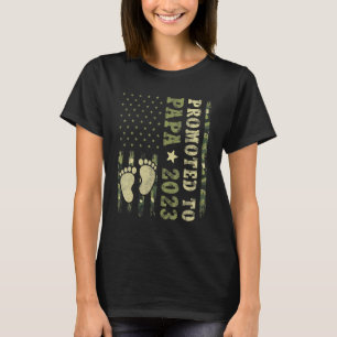 T-shirt Grand-Père Promu Pour La Première Fois À Papa 2023
