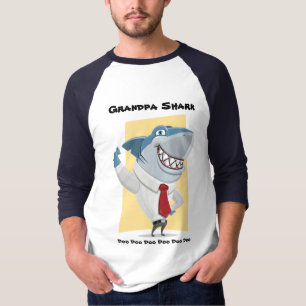 T-shirt Grand-père requin
