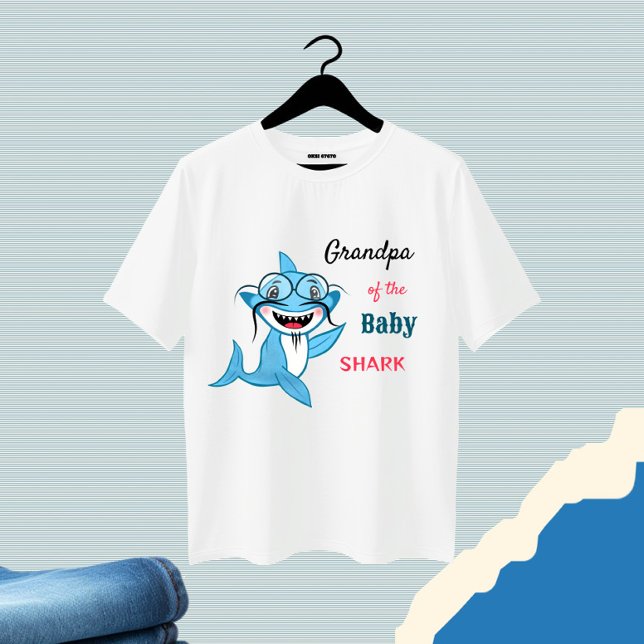 T-shirt Grand-père requin (Créateur téléchargé)
