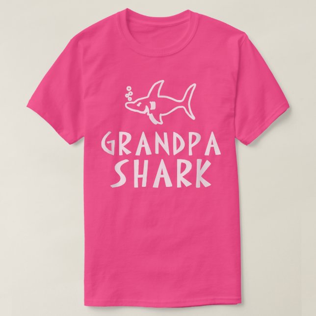 T-shirt Grand-père Requin  (Design devant)