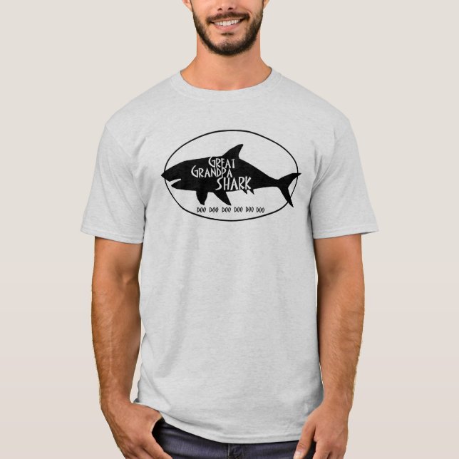 T-shirt Grand-père requin (Devant)