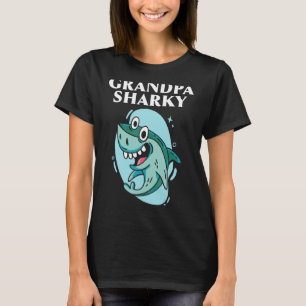 T-shirt Grand-père requin grand-père mâle mâle requin gran