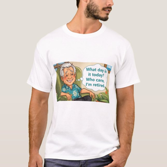 T-shirt grand-père retraité (Devant)