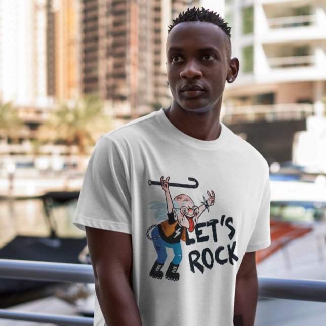 T-shirt Grand-Père Rock Et Rouleau (Créateur téléchargé)