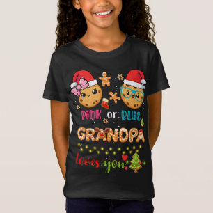 T-Shirt Grand-Père Rose Ou Bleu Vous Aime Les Cookies De N