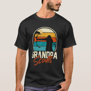 T-shirt Grand-père Scouts Archer Bowman Bow Archerie Grand