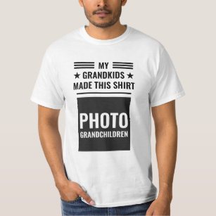 T-shirt Grand-père Shirt avec petits-enfants  Photo unique