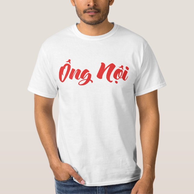 T-shirt Grand-père vietnamien (paternel) - Ông Noi (Devant)